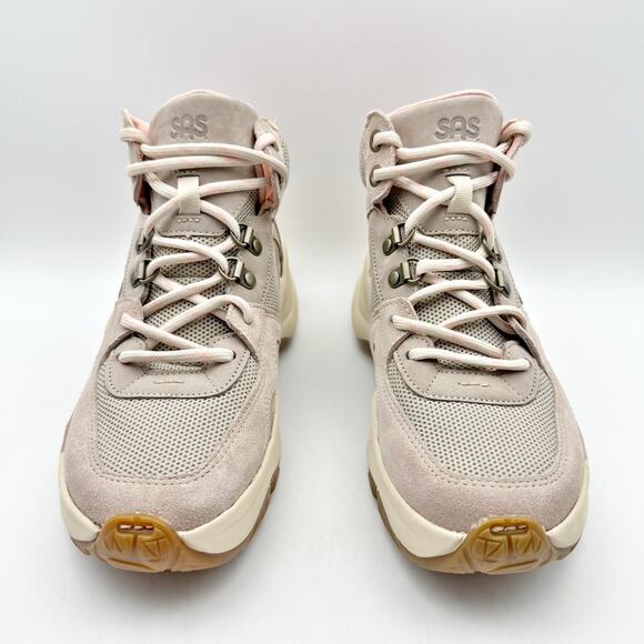 SAS Womens Hi Country-X Hiking Boots 7.5 M Taupe Pink Lace Up Lightweight NIB - Picture 6 of 12
